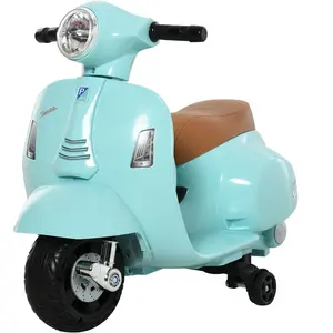 HOMCOM Vespa Moto électrique pour enfants Véhicule électrique 18-36 mo... pas cher