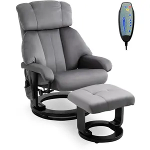 HOMCOM Fauteuil de massage Fauteuil de télévision avec fonction de cou... pas cher