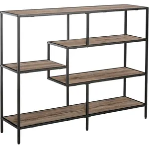 HOMCOM Étagère sur Pied, Étagère de Rangement Style Industriel, Étagèr... pas cher