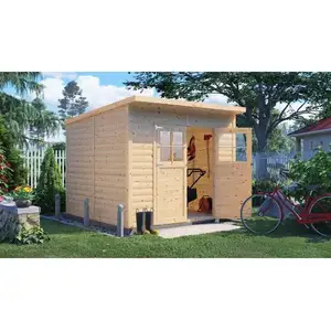 ALPHOLZ Cabane à outils Alster Naturel , 19 mm Épaisseur de paroi 251 ... pas cher