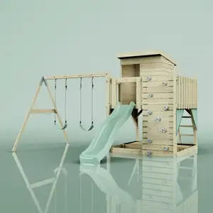 Aire de jeux PolarPlay Björn, Normal / Vert menthe