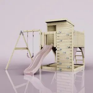 Aire de jeux PolarPlay Alma, Normal / Vieux rose pas cher