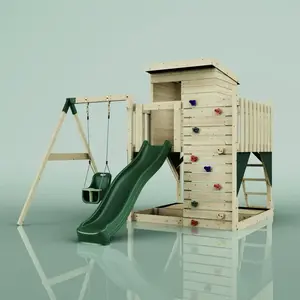 Aire de jeux PolarPlay Alma, Bébé / Vert émeraude pas cher