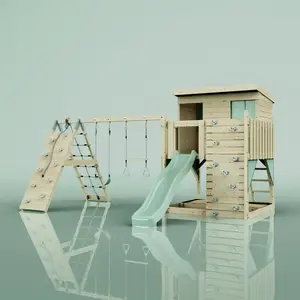 Aire de jeux PolarPlay Aksel, Trapèze / Vert menthe pas cher