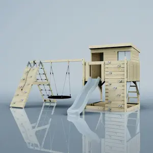Aire de jeux PolarPlay Aksel, Nid-100 cm / Bleu glacier