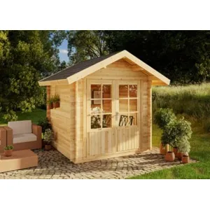 Abri de jardin Palma Alpholz, 26x26m dim ext (cas échéant incl débord ... pas cher