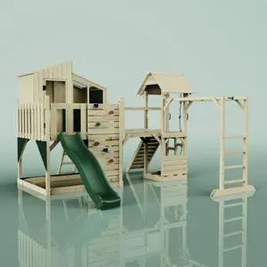 Aire de jeux PolarPlay Ludvig, Vert émeraude pas cher