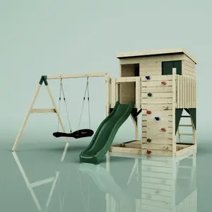 Aire de jeux PolarPlay Nils, Bateau-120 cm / Vert émeraude