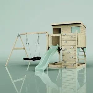 Aire de jeux PolarPlay Nils, Bateau-120 cm / Vert menthe