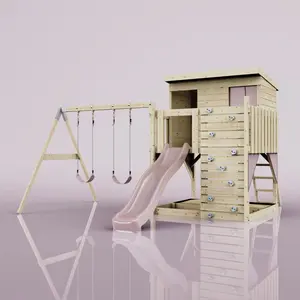 Aire de jeux PolarPlay Nils, Normal / Vieux rose pas cher