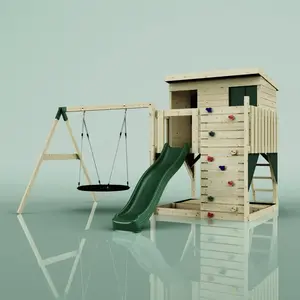 Aire de jeux PolarPlay Nils, Nid-100 cm / Vert émeraude