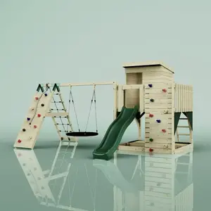 Aire de jeux PolarPlay Frida, Nid-100 cm / Vert émeraude pas cher