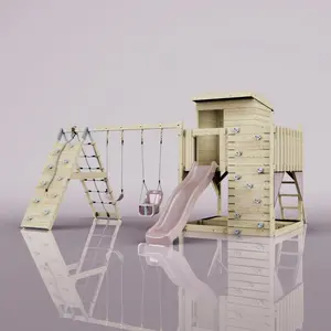 Polarplay - Tour de jeux Frida Rosa 414 x 468 cm Balançoire bébé