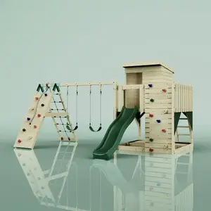 Aire de jeux PolarPlay Frida, Normal / Vert émeraude pas cher