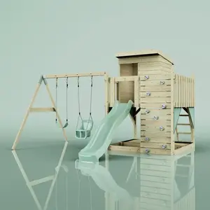 Aire de jeux PolarPlay Björn, Bébé / Vert menthe