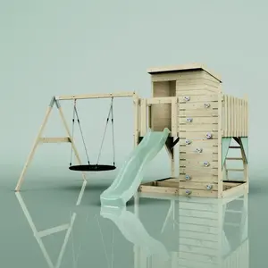 Aire de jeux PolarPlay Björn, Nid-100 cm / Vert menthe