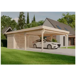 Alpholz - Carport double Henri Naturel 600 x 800 cm