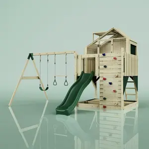 Aire de jeux PolarPlay Lasse, Trapèze / Vert émeraude