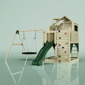 Aire de jeux PolarPlay Lasse, Nid-100 cm / Vert émeraude pas cher