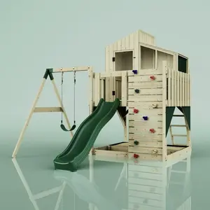 Aire de jeux PolarPlay Lotta, Normal / Vert Émeraude pas cher