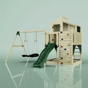 Aire de jeux PolarPlay Bosse, Bateau-120 cm / Vert Émeraude