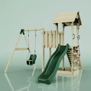 Aire de jeux PolarPlay Bergen, Bébé / Vert émeraude pas cher
