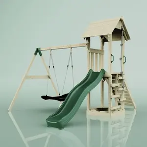 Aire de jeux PolarPlay Vimmerby, Bateau-120 cm / Vert émeraude pas cher