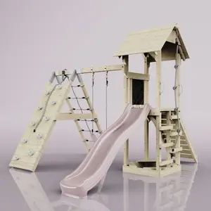 Aire de jeux PolarPlay Trondheim, Normal / Vieux rose pas cher