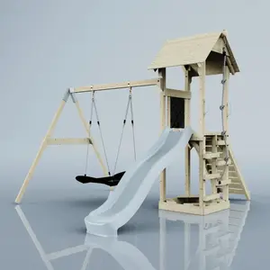 Aire de jeux PolarPlay Vimmerby, Bateau-120 cm / Bleu glacier pas cher