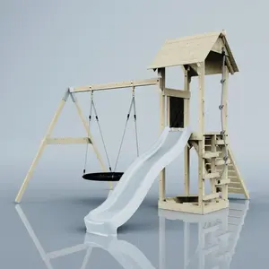 Aire de jeux PolarPlay Vimmerby, Nid-100 cm / Bleu glacier
