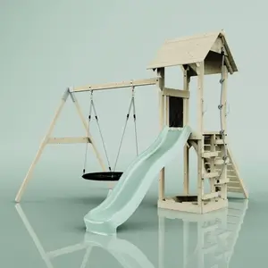 Aire de jeux PolarPlay Vimmerby, Nid-100 cm / Vert menthe pas cher