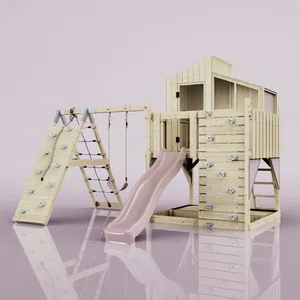 Aire de jeux PolarPlay Julie, Normal / Vieux rose pas cher