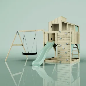 Aire de jeux PolarPlay Bosse, Nid-100 cm / Vert menthe