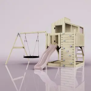 Aire de jeux PolarPlay Bosse, Nid-100 cm / Vieux rose pas cher