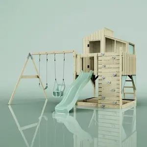 Aire de jeux PolarPlay Bosse, Bébé / Vert menthe