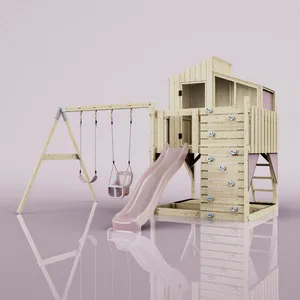 Aire de jeux PolarPlay Bosse, Bébé / Vieux rose pas cher