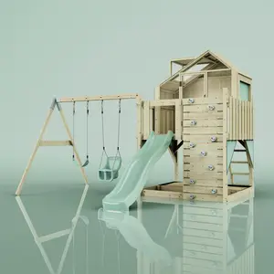 Aire de jeux PolarPlay Lasse, Bébé / Vert menthe pas cher