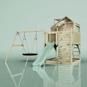 Aire de jeux PolarPlay Lasse, Nid-100 cm / Vert menthe pas cher