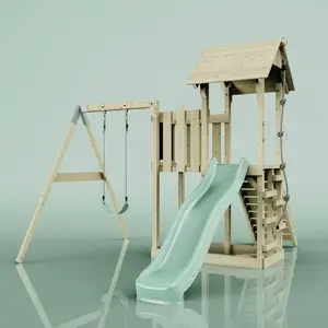 Aire de jeux PolarPlay Bergen, Normal / Vert menthe pas cher