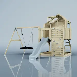 Aire de jeux PolarPlay Lasse, Nid-100 cm / Bleu glacier pas cher