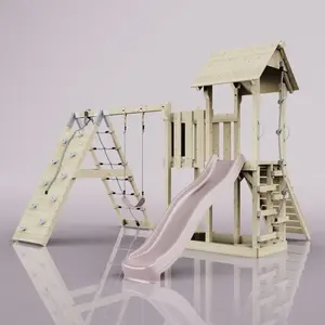 Aire de jeux PolarPlay Farö, Normal / Vieux rose pas cher
