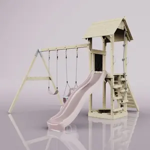 Aire de jeux PolarPlay Vimmerby, Bébé / Vieux rose pas cher