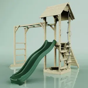 Aire de jeux PolarPlay Lund, Vert émeraude pas cher
