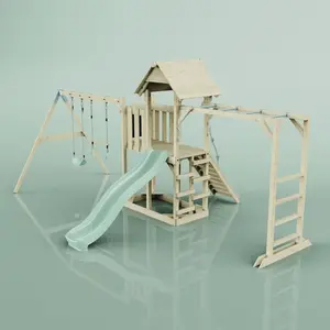 Aire de jeux PolarPlay Helsingborg, Trapèze / Vert menthe