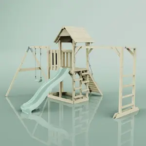 Aire de jeux PolarPlay Strömsund, Vert menthe pas cher