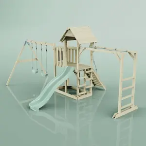Aire de jeux PolarPlay Helsingborg, Normal / Vert menthe pas cher