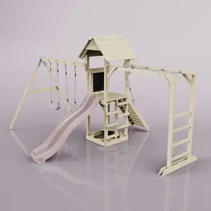 Aire de jeux PolarPlay Örebro, Bébé / Vieux rose pas cher