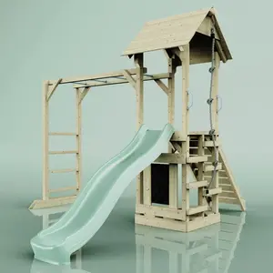 Aire de jeux PolarPlay Lund, Vert menthe pas cher