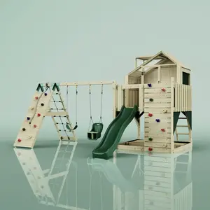 Comparateur de prix : Aire de jeux PolarPlay Oscar, Bébé / Vert émeraude