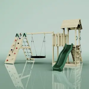 Aire de jeux PolarPlay Roskilde, Nid-100 cm / Vert Émeraude